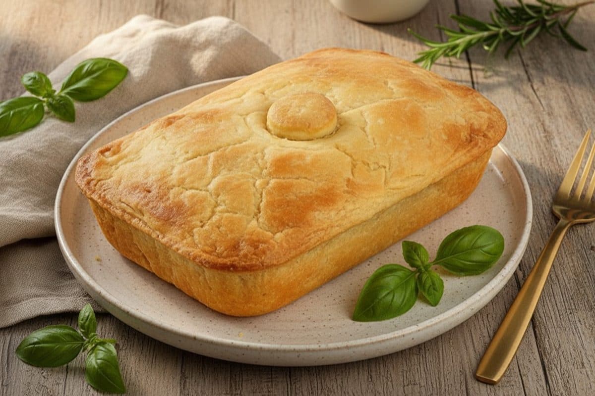 Empadão de frango com requeijão
