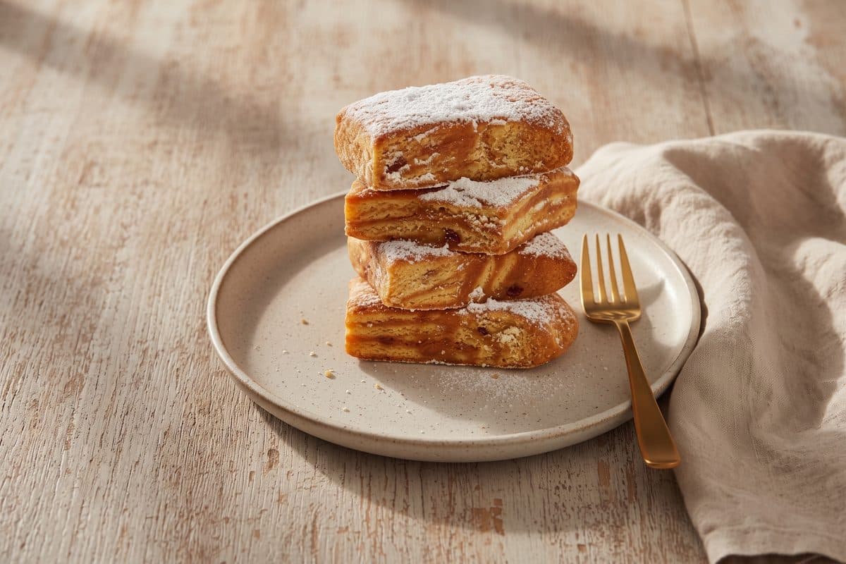 Palha italiana de nozes com doce de leite