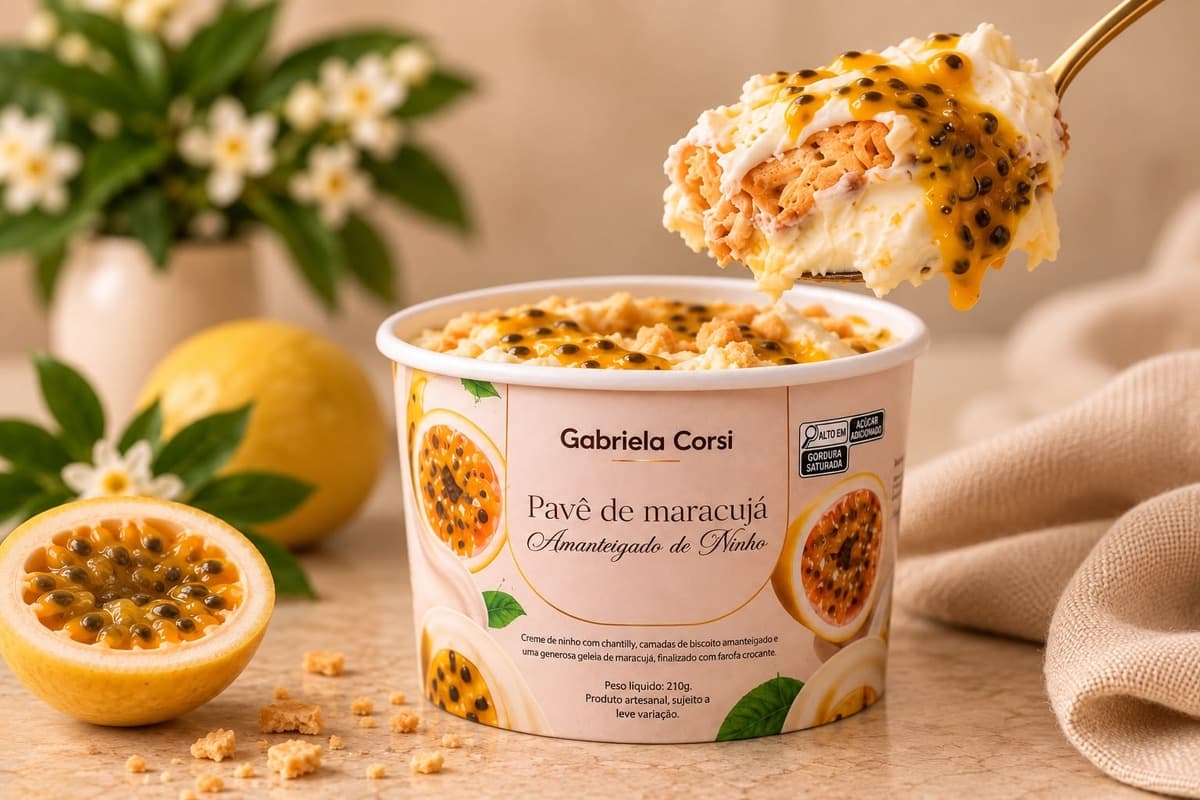 Pavê de maracujá